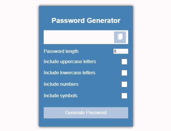 Password generator